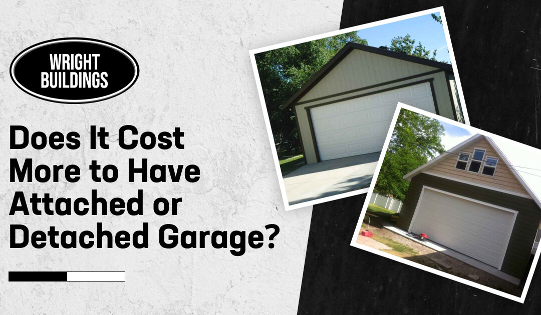 does it cost more to have attached or detached garage